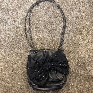 Poppie Jones Sequin Bow Crossbody